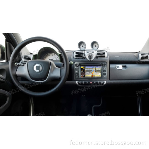 in Dash Car DVD GPS+Radio+MP3+Bluetooth+Phone Book System for Benz Smart (C7055BS)